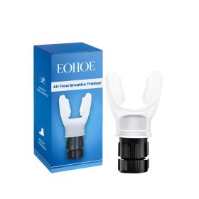 Breathing Trainer Portable Lung Capacity (option: Black and white)