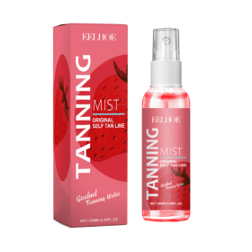 EELHOE Strawberry Tanning Mist Stay On Sun, Long-lasting, Tanning, Sun-kissed Skin, Gentle And Moisturizing Skincare (option: 1pcs)