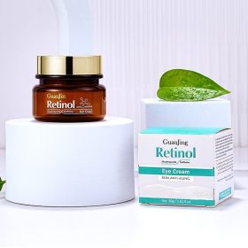 GUANJING Natural Skincare Retinol Eye Cream Vegan Organic Anti Aging Moisturizer Anti-wrinkle Skin Whitening Retinol Eye Cream (option: 1pc)