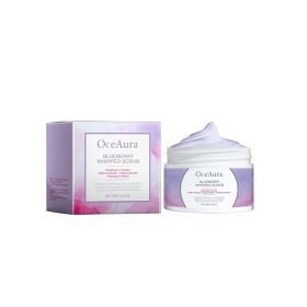 OceAura Blueberry Whipped Scrub, Exfoliating Tender Lighten Body Dull Brightening Skin Scrub (option: 1pc)