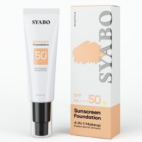 SPF50 Sunscreen Liquid Foundation (option: Ivory)