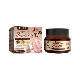 EELHOE Horse Oil Foot Cream Hydrating And Moisturizing Foot Cream Repair Dry, Cracked And Peeling Feet (option: 1pcs)