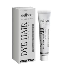 EELHOE Gray Hair Cream Natural Hair Color Long Lasting No Hair Damage Easy To Color Easy To Clean Tide Color Hairdresser (option: 1pcs)