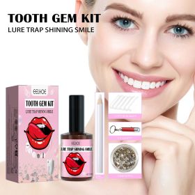 Tooth Gem Kit - Complete Teeth Gems Kit For DIY Tooth Decoration With Glue, Light, And Assorted Gems Perfect For Personalizing Your Smile, Tooth (option: A)